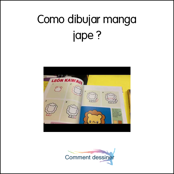 Como dibujar manga jape